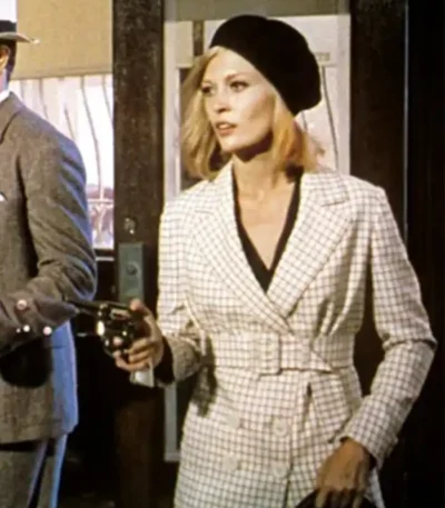 Bonnie Parker & Clyde 1967 Belted Coat