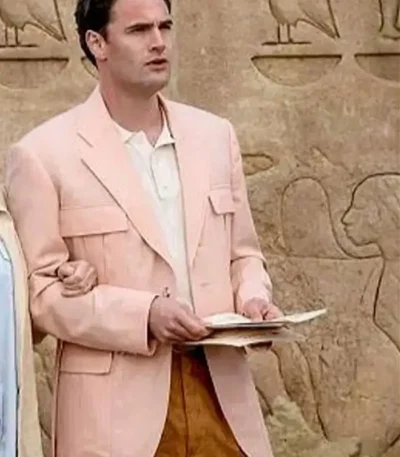 Bouc Death on the Nile Pink Blazer Jacket