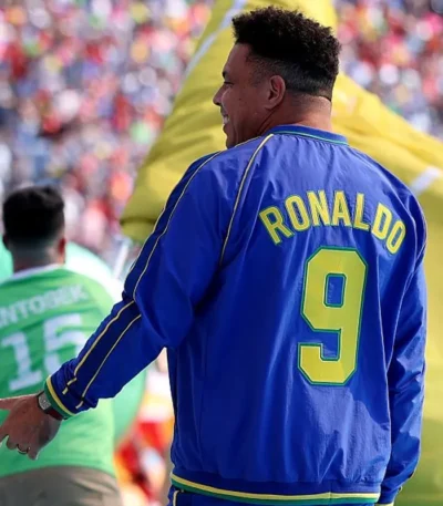 FIFA 2026 Ronaldo Nazário Blue Track Jacket
