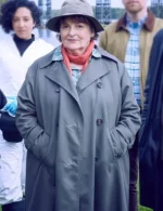 Brenda Blethyn Vera S14 Grey Trench Coat