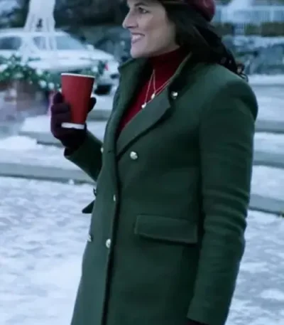 Just Like A Christmas Alex Green Wool Coat