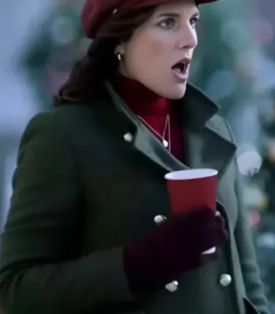 Just Like A Christmas Alex Green Wool Coat