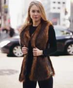 Brown Fur Vest
