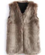 Brown Fur Vest