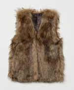 Brown Fur Vest