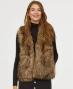 Brown Fur Vest