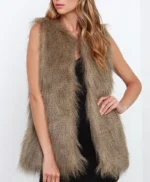 Brown Fur Vest