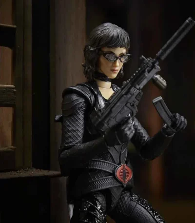 Baroness Snake Eyes G.I. Joe Origins Black Leather Jacket