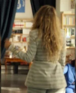 Blake Lively Another Simple Favor Striped Coat