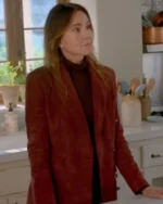 Christa Miller Shrinking S2 Suede Blazer