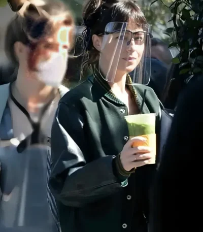 Dakota Johnson Am I Ok Varsity Jacket