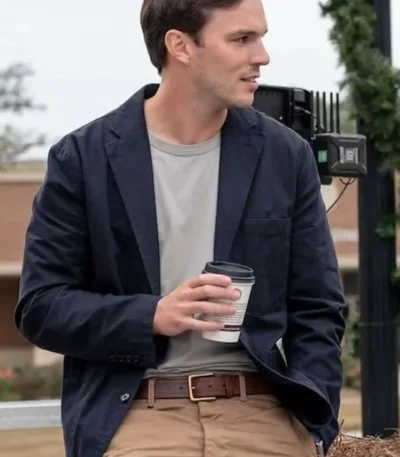 Nicholas Hoult Juror #2 Black Blazer