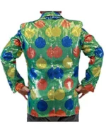 Sequin Ornaments Ugly Green Blazer