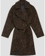 Stana Katic Murder in a Small Town Print Coat