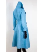 Terri J. Vaughn She The People Alligator Emboss Blue Coat