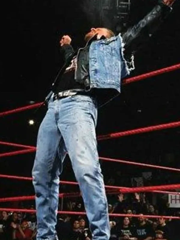 Triple H Denim Leather Jacket