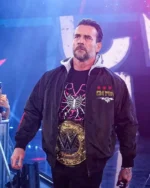 CM Punk Black Bomber Jacket