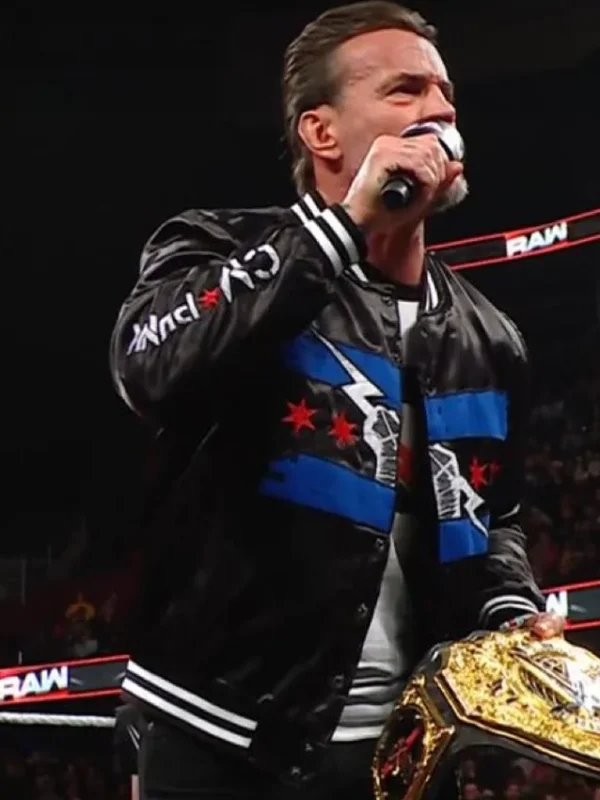 CM Punk Chicago Made Bomber Jacket