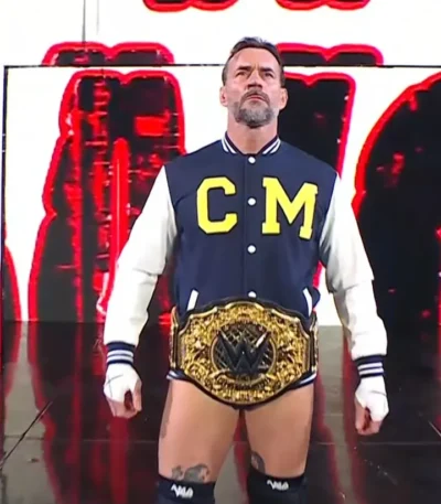 CM Punk Steiner Bros Varsity Jacket