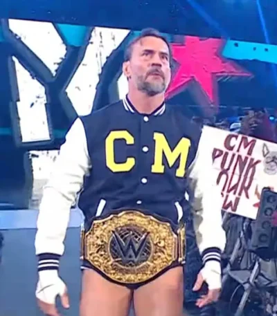 CM Punk Steiner Bros Varsity Jacket