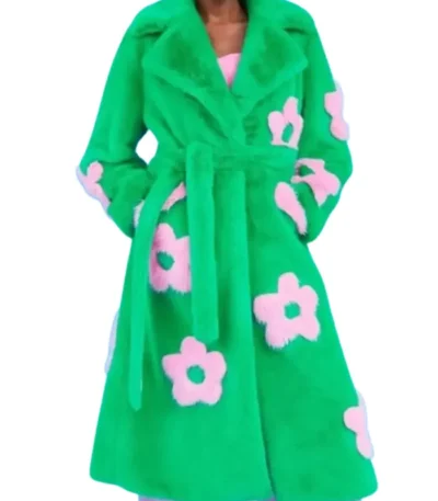 Elsbeth S03 Carrie Preston Green Flower Coat