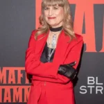 Catherine Hardwicke Mafia Mamma 2023 Premier Red Blazer