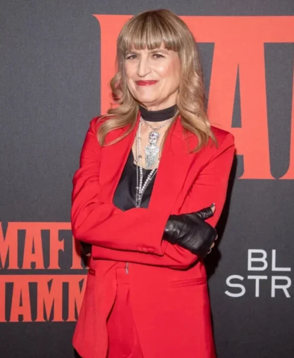 Catherine Hardwicke Mafia Mamma 2023 Premier Red Blazer