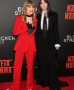 Catherine Hardwicke Mafia Mamma 2023 Premier Red Blazer