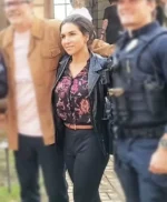 Cecile Cubiló Neighborhood Watch Leather Blazer
