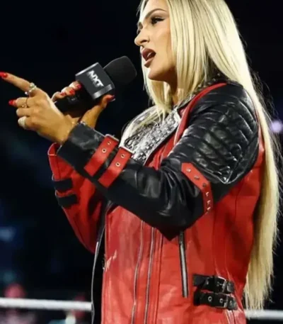 WWE NXT Champ Izzi Dame Biker Jacket