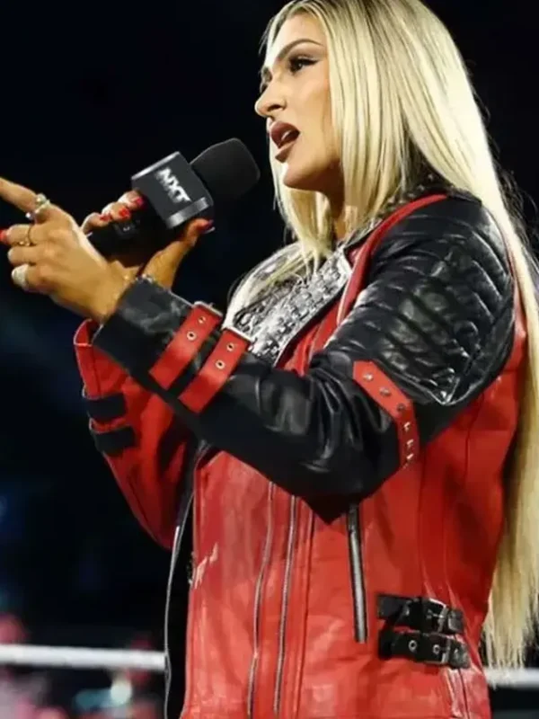 WWE NXT Champ Izzi Dame Biker Jacket