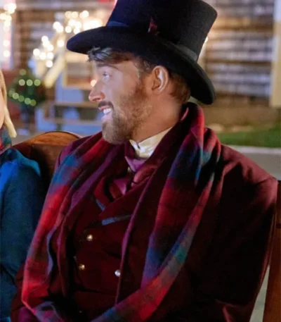 Chandler Massey Mystic Christmas 2023 Maroon Coat