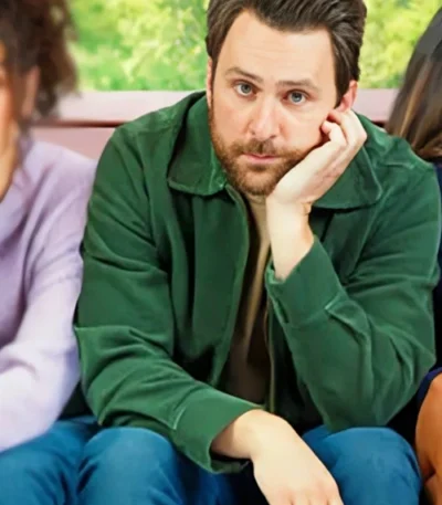 Charlie Day I Want You Back Green Jacket