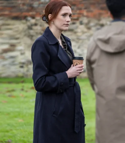 Charlotte Ritchie Code Of Silence S01 Wool Coat