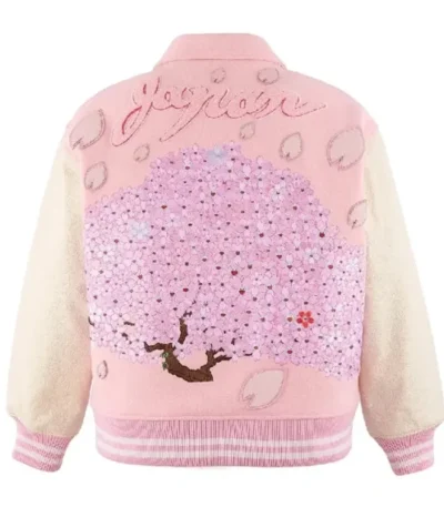 Cherry Blossom Varsity Jacket