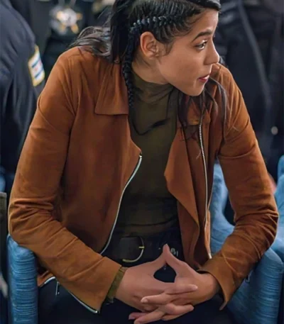 Chicago P.D S07 Vanessa Rojas Brown Suede Jacket