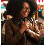 Rosalind Walker Chilling Adventures of Sabrina Dark Brown Cropped Jacket