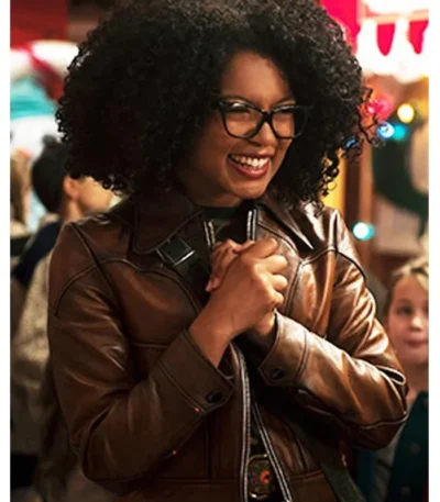 Rosalind Walker Chilling Adventures of Sabrina Dark Brown Cropped Jacket