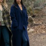 Chloe Bridges Maggie Blue Wool Coat
