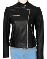 Chloë Grace Moretz The 5th Wave Black Leather Jacket