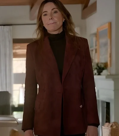 Christa Miller Shrinking S2 Suede Blazer