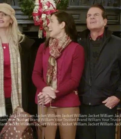 Christene Christmas Couples Retreat Red Blazer