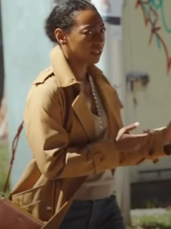 Clickbait 2021 Sophie Brewer Brown Long Coat