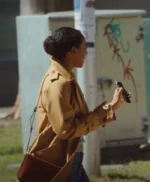 Clickbait 2021 Sophie Brewer Brown Long Coat