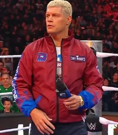 Cody Rhodes Red Windbreaker Jacket