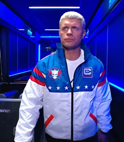 Cody Rhodes Stars and Stripes Windbreaker Jacket