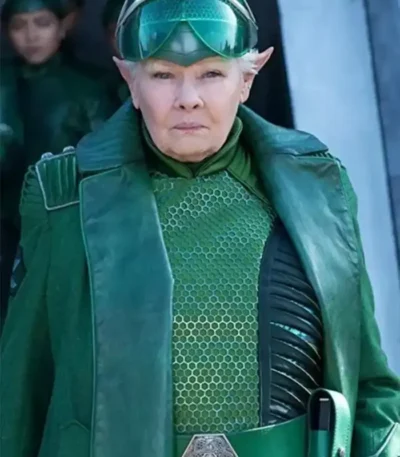 Commander Root Artemis Fowl Judi Dench Green Coat