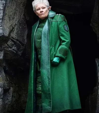 Commander Root Artemis Fowl Judi Dench Green Coat