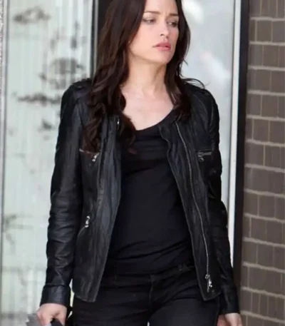 Covert Affairs Piper Perabo Black Jacket
