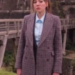 Cunk on Earth 2022 Philomena Cunk Plaid Coat